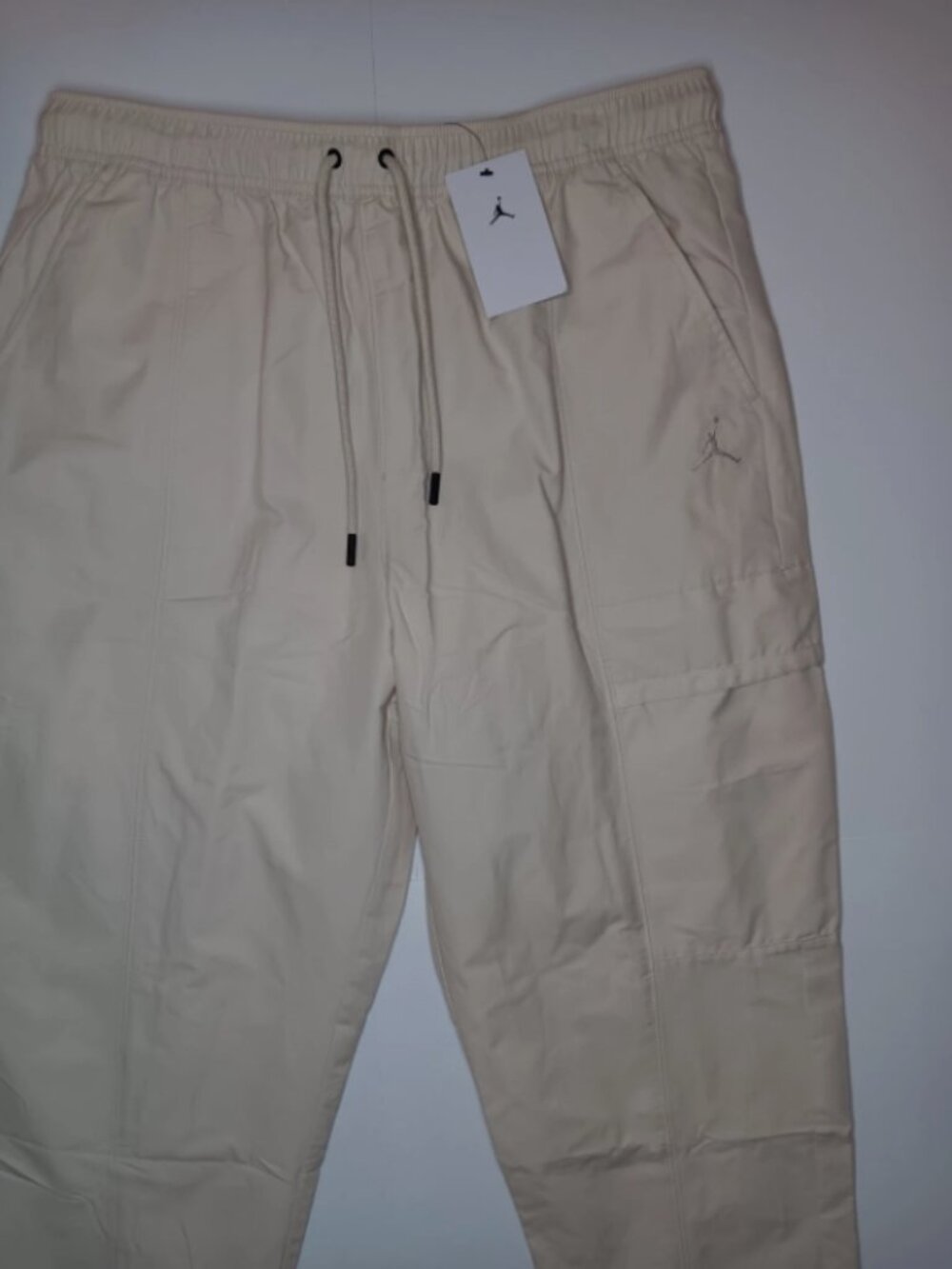 Nike Air Jordan Essentials Premium Woven Pants Khaki Size Large - Picture 4 of 12
